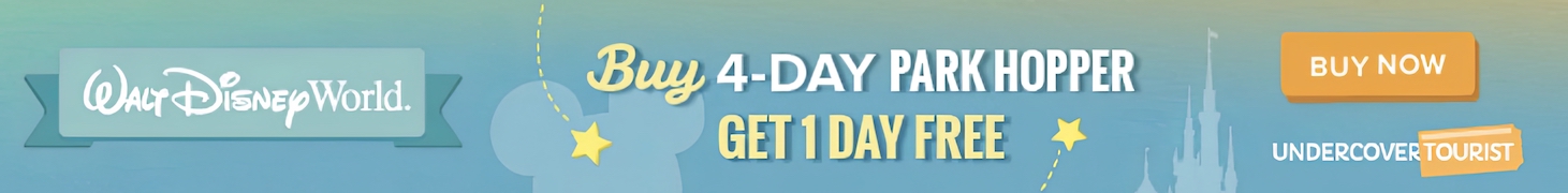 Undercovertourist - Buy 4 Days to Disney World, Get 1 Day FREE
